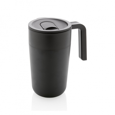 Logo trade promotional merchandise photo of: GRS Recycled PP and SS mug with handle