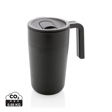 Logo trade business gifts image of: GRS Recycled PP and SS mug with handle