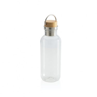 Logotrade promotional item image of: RCS RPET bottle with bamboo lid and handle