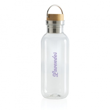 Logotrade promotional merchandise image of: RCS RPET bottle with bamboo lid and handle