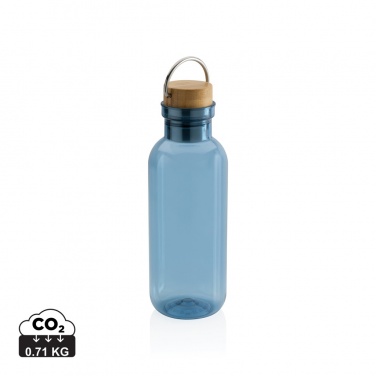 Logo trade advertising products image of: RCS RPET bottle with bamboo lid and handle