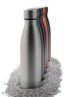 Logotrade promotional giveaway picture of: RCS Recycled stainless steel solid vacuum bottle