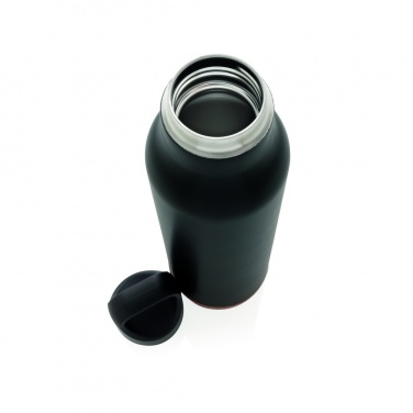 Logo trade promotional giveaways picture of: Cork leakproof vacuum flask