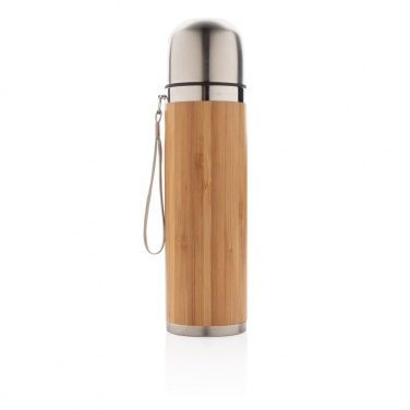 Logotrade promotional merchandise picture of: Bamboo vacuum travel flask