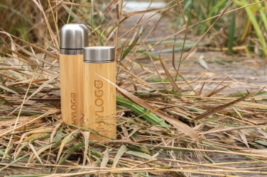 Logotrade promotional merchandise picture of: Bamboo vacuum travel flask