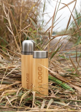 Logotrade promotional merchandise photo of: Bamboo vacuum travel flask