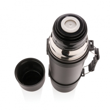 Logo trade promotional giveaway photo of: Vacuum flask with 2 cups