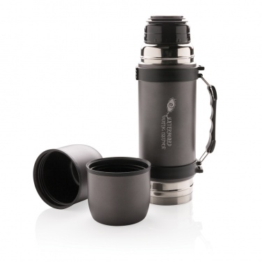 Logo trade promotional merchandise picture of: Vacuum flask with 2 cups