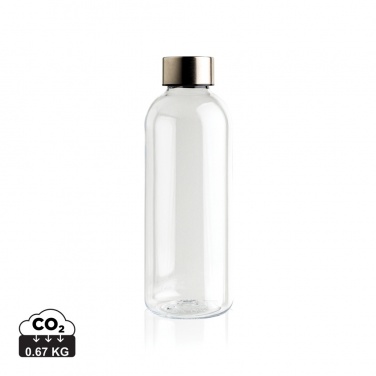 Logo trade business gifts image of: Leakproof water bottle with metallic lid