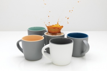 Logo trade promotional giveaways picture of: Ceramic mug with coloured inner 300ml