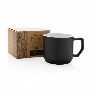 Logo trade promotional item photo of: Ceramic modern mug 350ml