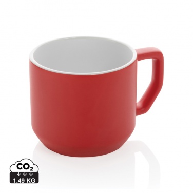 Logo trade promotional merchandise image of: Ceramic modern mug 350ml