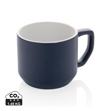 Logo trade corporate gifts picture of: Ceramic modern mug 350ml