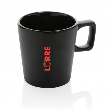 Logo trade promotional gifts image of: Ceramic modern coffee mug 300ml