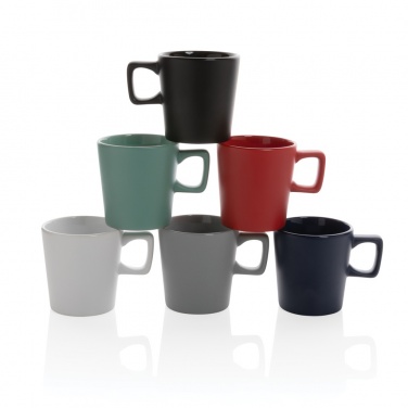 Logo trade promotional gifts picture of: Ceramic modern coffee mug 300ml