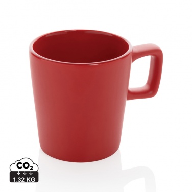 Logo trade promotional gift photo of: Ceramic modern coffee mug 300ml