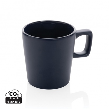 Logo trade promotional giveaways picture of: Ceramic modern coffee mug 300ml