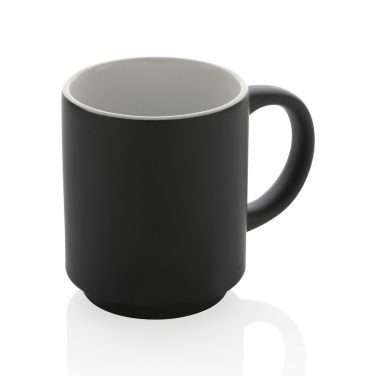 Logo trade promotional merchandise image of: Ceramic stackable mug 180ml