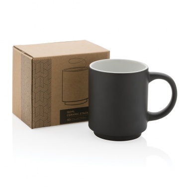 Logotrade promotional item picture of: Ceramic stackable mug 180ml