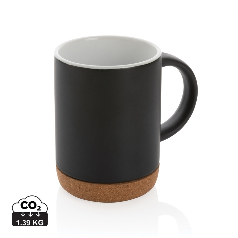 Logotrade promotional gift picture of: Ceramic mug with cork base 280ml