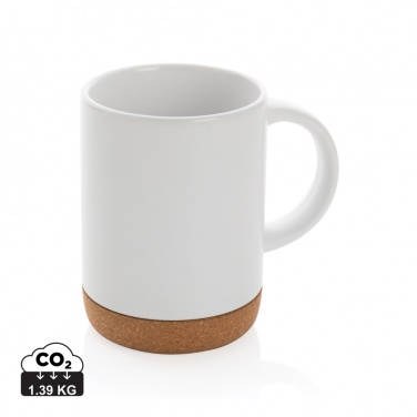 Logotrade corporate gift picture of: Ceramic mug with cork base 280ml