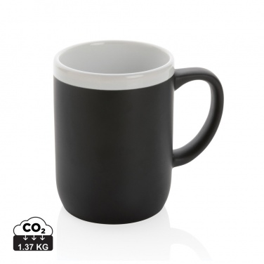 Logotrade business gift image of: Ceramic mug with white rim 300ml