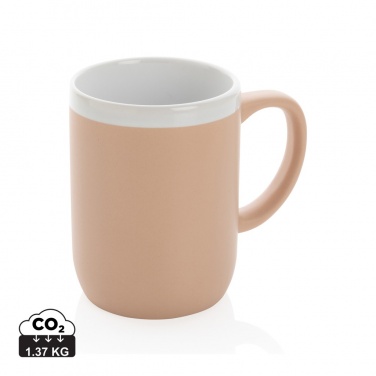 Logo trade promotional product photo of: Ceramic mug with white rim 300ml