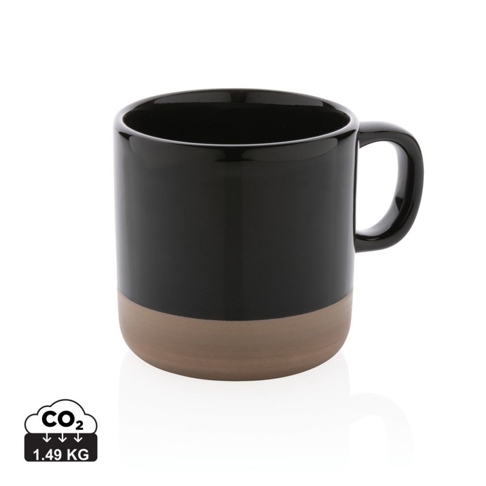 Logo trade advertising product photo of: Glazed ceramic mug 360ml