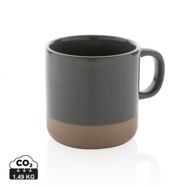 Logo trade promotional merchandise photo of: Glazed ceramic mug 360ml