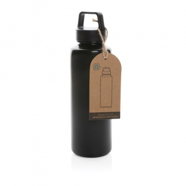 Logotrade corporate gift picture of: RCS certified recycled PP water bottle with handle