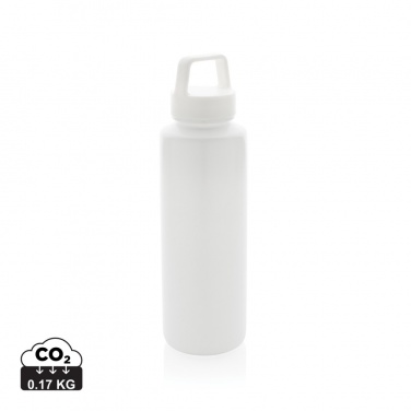 Logo trade corporate gifts image of: RCS certified recycled PP water bottle with handle