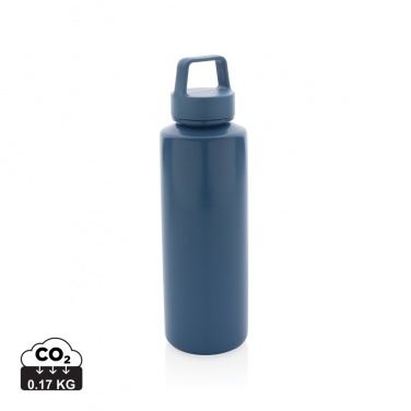 Logo trade business gifts image of: RCS certified recycled PP water bottle with handle