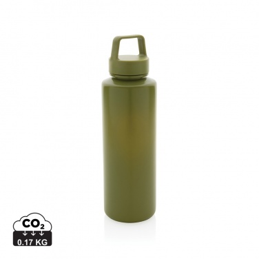 Logo trade promotional item photo of: RCS certified recycled PP water bottle with handle