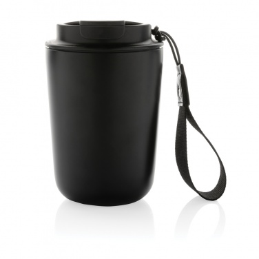 Logo trade promotional product photo of: Cuppa RCS re-steel vacuum tumbler with lanyard