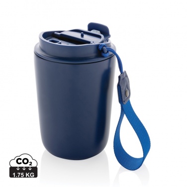 Logotrade promotional giveaway picture of: Cuppa RCS re-steel vacuum tumbler with lanyard