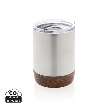 Logo trade promotional merchandise photo of: RCS Re-steel cork small vacuum coffee mug