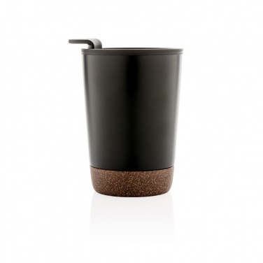 Logo trade promotional giveaways image of: GRS RPP stainless steel cork coffee tumbler