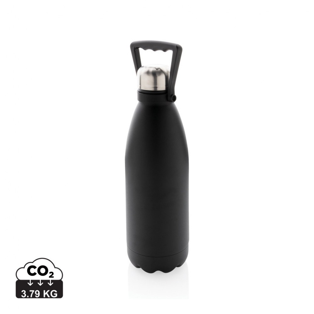 Logo trade advertising products image of: RCS Recycled stainless steel large vacuum bottle 1.5L