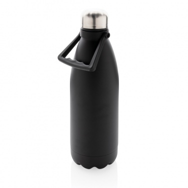 Logotrade promotional gift image of: RCS Recycled stainless steel large vacuum bottle 1.5L