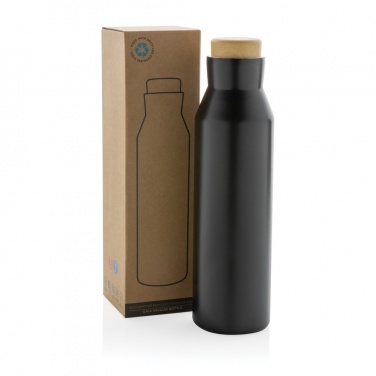 Logotrade advertising product image of: Gaia RCS certified recycled stainless steel vacuum bottle