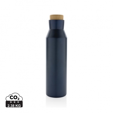 Logo trade corporate gifts image of: Gaia RCS certified recycled stainless steel vacuum bottle