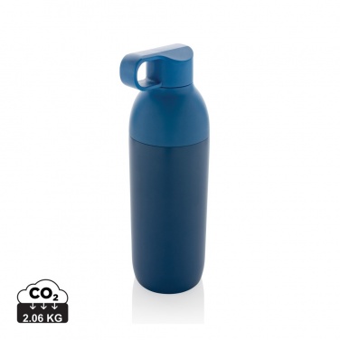 Logo trade corporate gifts image of: Flow RCS recycled stainless steel vacuum bottle