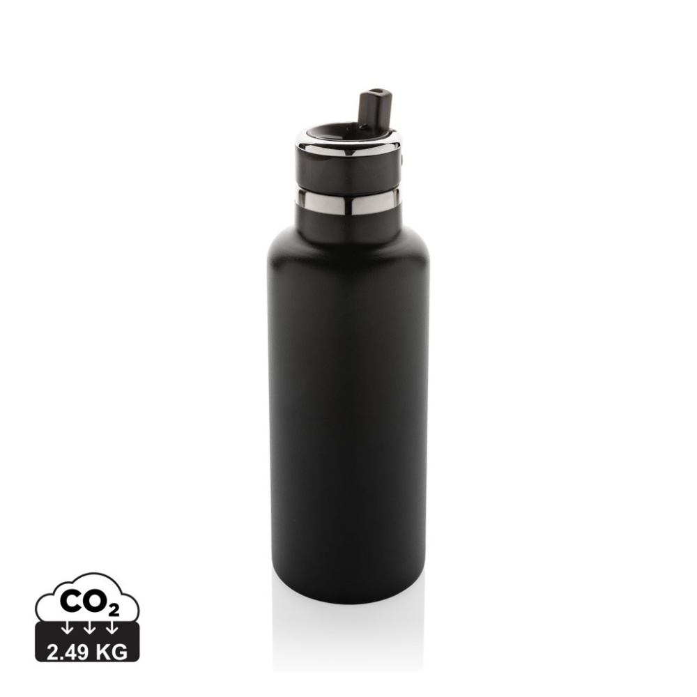 Logotrade advertising product image of: Hydro RCS recycled stainless steel vacuum bottle with spout