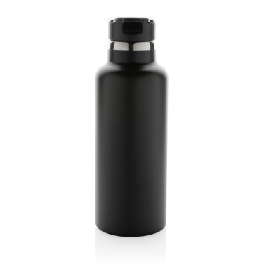 Logo trade promotional merchandise photo of: Hydro RCS recycled stainless steel vacuum bottle with spout