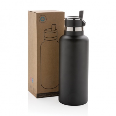 Logo trade promotional giveaway photo of: Hydro RCS recycled stainless steel vacuum bottle with spout