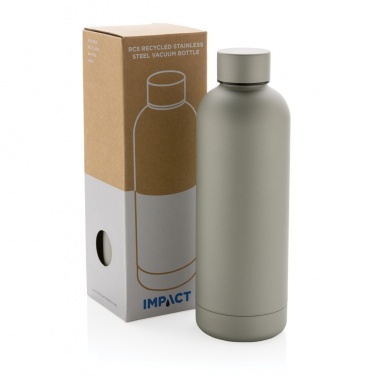 Logotrade promotional gift picture of: RCS Recycled stainless steel Impact vacuum bottle