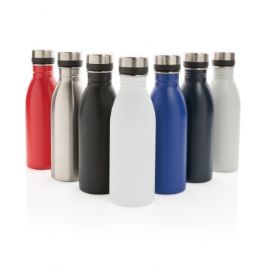 Logo trade promotional merchandise picture of: RCS Recycled stainless steel deluxe water bottle