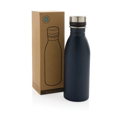 Logo trade promotional products image of: RCS Recycled stainless steel deluxe water bottle