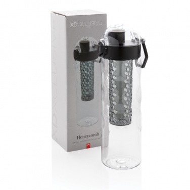 Logotrade promotional gift picture of: Honeycomb lockable leak proof infuser bottle