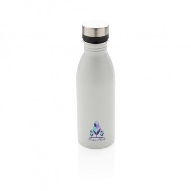 Logo trade promotional giveaways picture of: Deluxe stainless steel water bottle